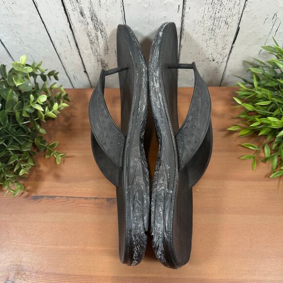 Oakley Men's B1B Flip Flop Black Sandals Size 11 - Picture 6 of 8